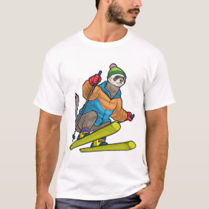 Camiseta Esquiador Hurón Deportes de invierno de esquí