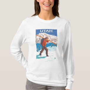 Camiseta Esquiador que lleva SkisUtah