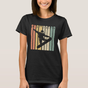 Camiseta Esquiador Retro y Vintage de Snowboard Backprint