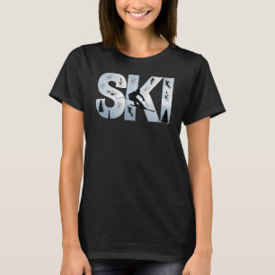 Camiseta Esquiadora alpina estilo esquí Guay Ski Hombres Ni