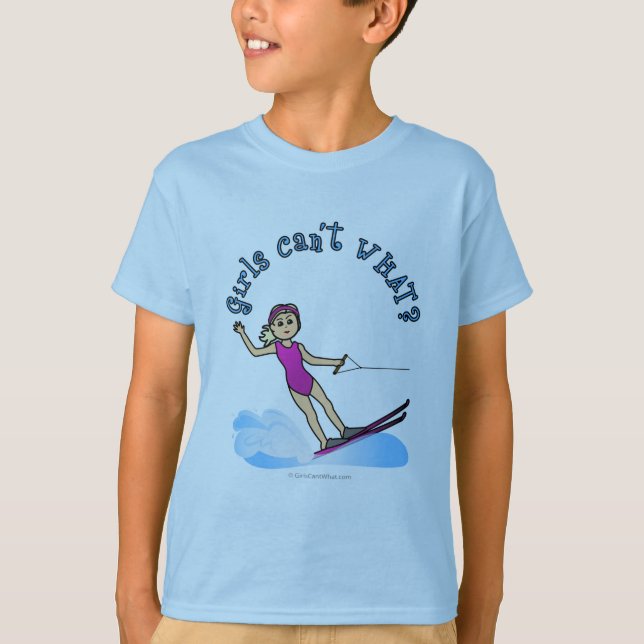 Camiseta Esquiadora de agua rubia (Anverso)