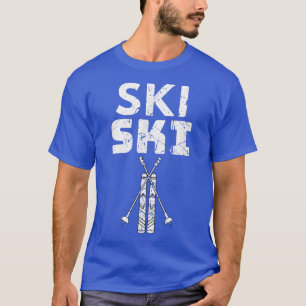 Camiseta Esquiadores de esquiar de nieve para deportistas d