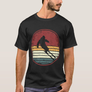 Camiseta Esquiadores excursiones de esquí a través de las m