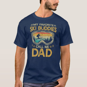 Camiseta Esquiando mis compañeros favoritos de esquí, lláma