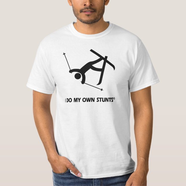 Camiseta Esquiando mis propios trucos (Anverso)