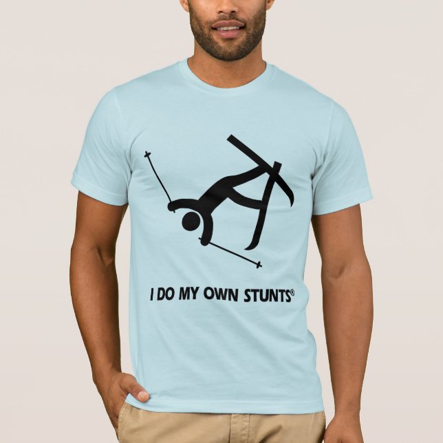 Camiseta Esquiando mis propios trucos (Anverso)