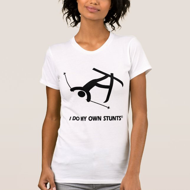 Camiseta Esquiando mis propios trucos (Anverso)