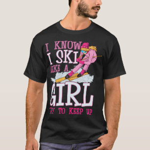 Camiseta Esquiar Como Un Intento De Seguir Esquiando