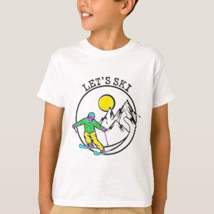 Camiseta Esquiar Cosas De Esquiar Guay Para Hombres Gracios