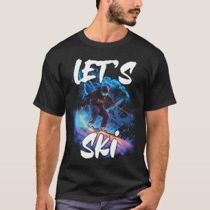 Camiseta Esquiar cuesta abajo Esquí Gear invierno Esquiador