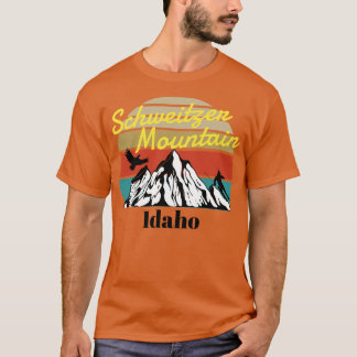 Camiseta Esquiar de la montaña Schweitzer Idaho 5
