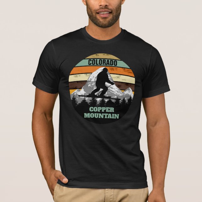 Camiseta Esquiar de nieve Campos de Nieve Colorado (Anverso)