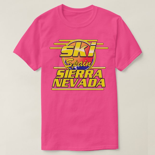 Camiseta Esquiar de Sierra Nevada (Diseño del anverso)