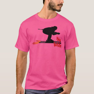 Camiseta Esquiar en blanco grande