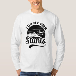 Camiseta Esquiar En Jet Hago Mi Propio Stunts Jet Ski Retro