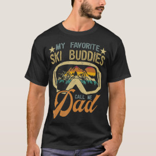 Camiseta Esquiar en la época de mis compañeros favoritos de