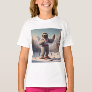 Camiseta Esquiar espumoso