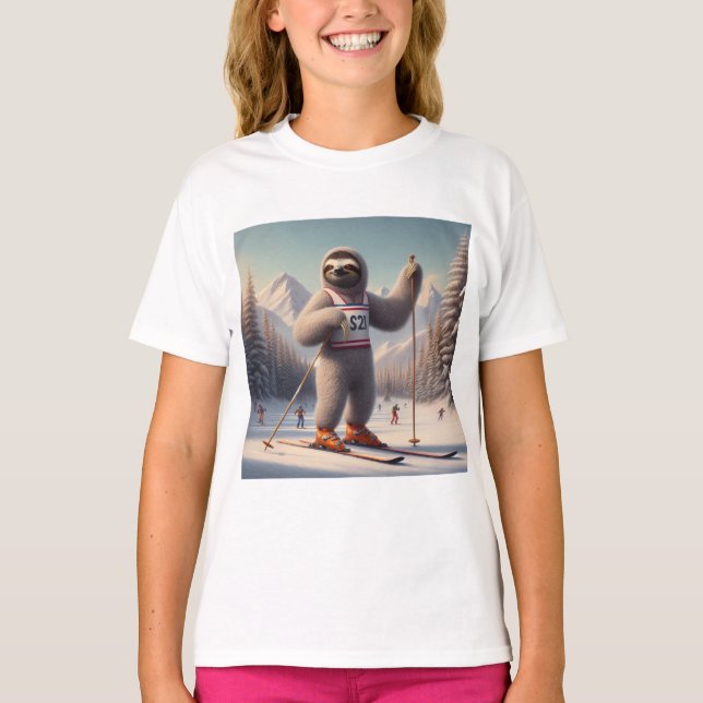 Camiseta Esquiar espumoso (Anverso)