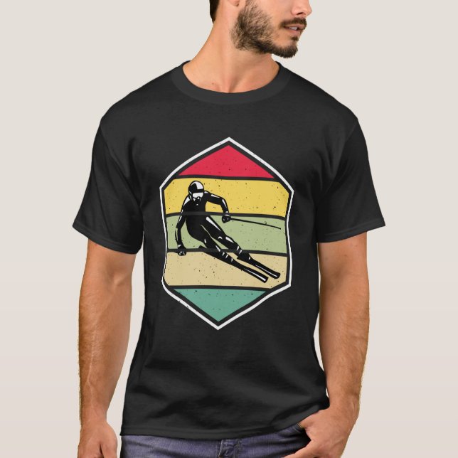 Camiseta Esquiar esquí Carreras de esquiador deportivo invi (Anverso)