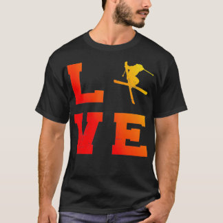 Camiseta Esquiar estilo slopestyle Jumping estilo libre