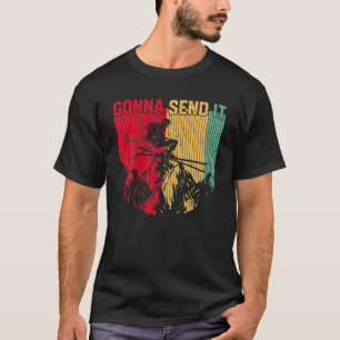 Camiseta Esquiar Gracioso Lo Enviará Esquiador De Tee De Es