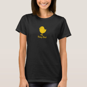 Camiseta Esquiar gráfico de polluelos