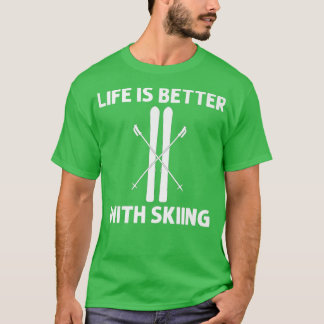 Camiseta Esquiar Guay Para Hombres Mujeres Esquí Snowboard