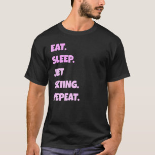 Camiseta Esquiar Jet Png Eat Sleep Sports Repetir Para Homb