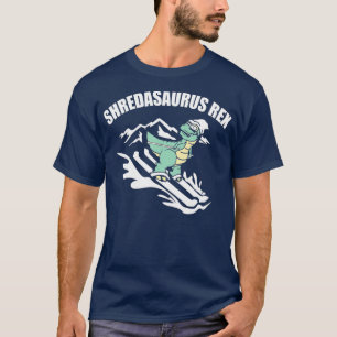 Camiseta Esquiar Rex Dinosaurios de Shredasaurus Niños div