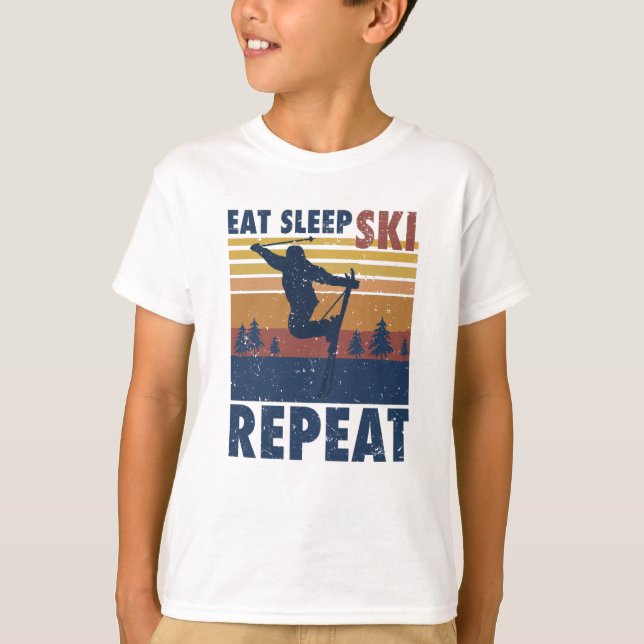 Camiseta Esquiar un regalo divertido (Anverso)