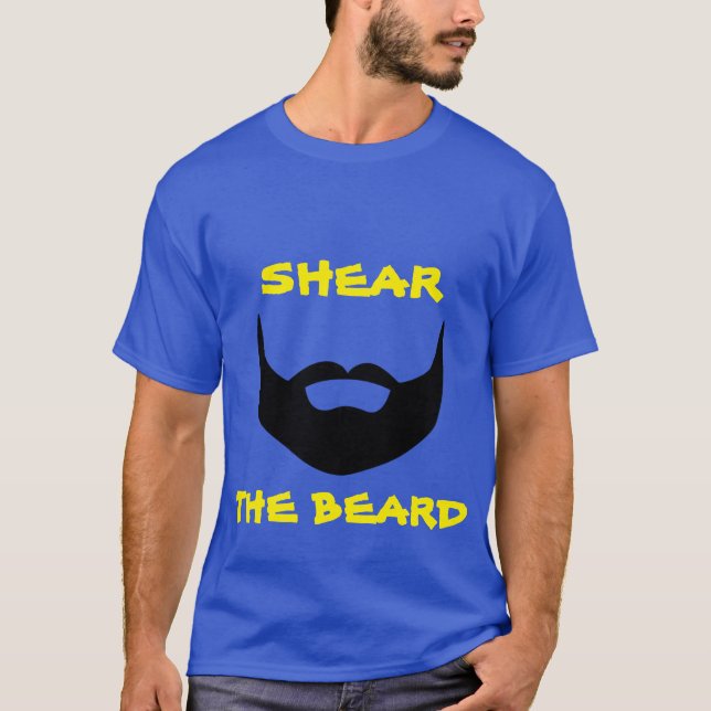 Camiseta Esquile la barba (endurezca) (Anverso)