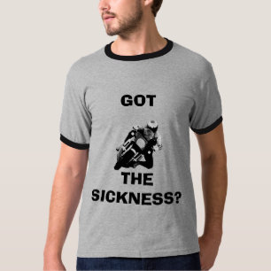 Camiseta ¿esquina, CONSEGUIDA, LA ENFERMEDAD?
