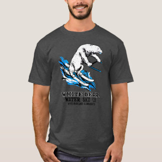 Camiseta Esquina de agua del oso blanco