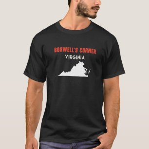 Camiseta Esquina de Boswell Virginia EE. UU. Estado América