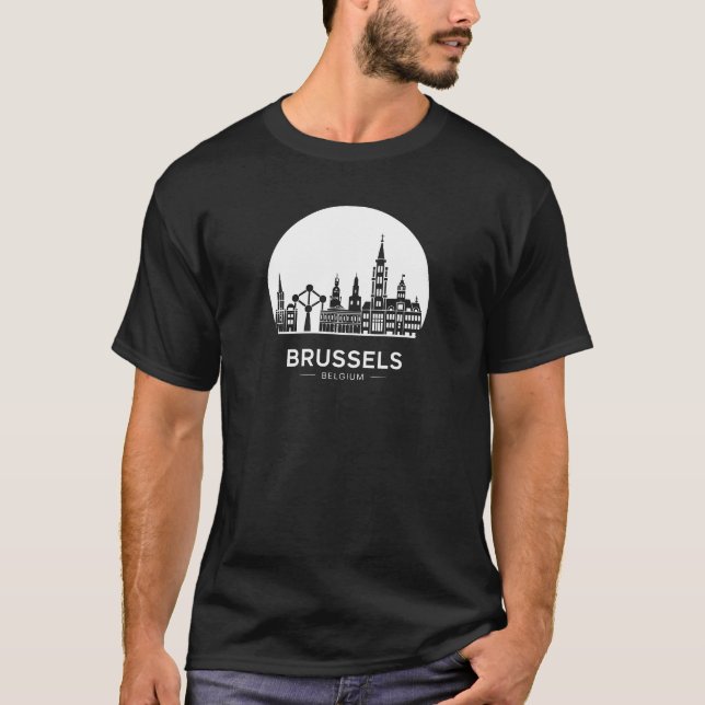 Camiseta Esquina de Bruselas Bélgica (Anverso)