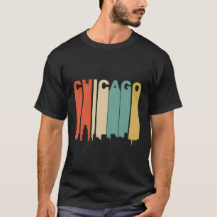 Camiseta Esquina De Chicago Illinois De Estilo Años 1970