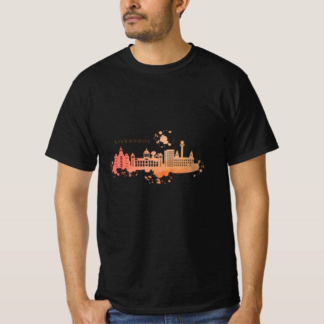 CAMISETA ESQUINA DE COLOR ACUÁTICO LIVERPOOL (Anverso)