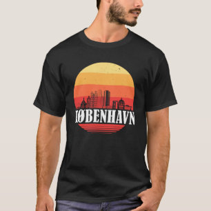 Camiseta Esquina de Copenhague al estilo retro vintage