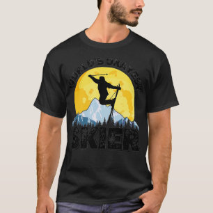 Camiseta Esquina de esquí retro vintage Okayest