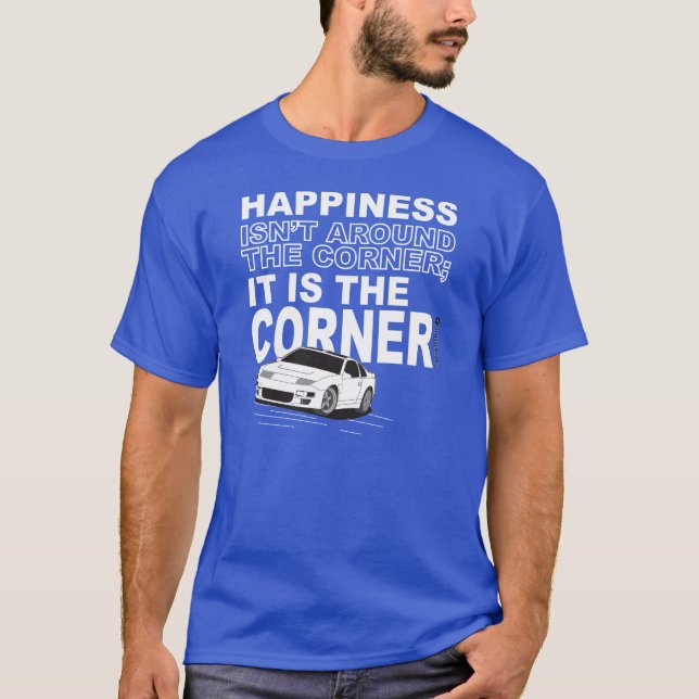 Camiseta Esquina de feliz - luz (Anverso)