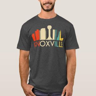 Camiseta Esquina de Knoxville Tennessee, estilo retro de lo