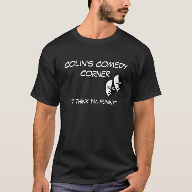 Camiseta Esquina de la comedia de Colin (Anverso)