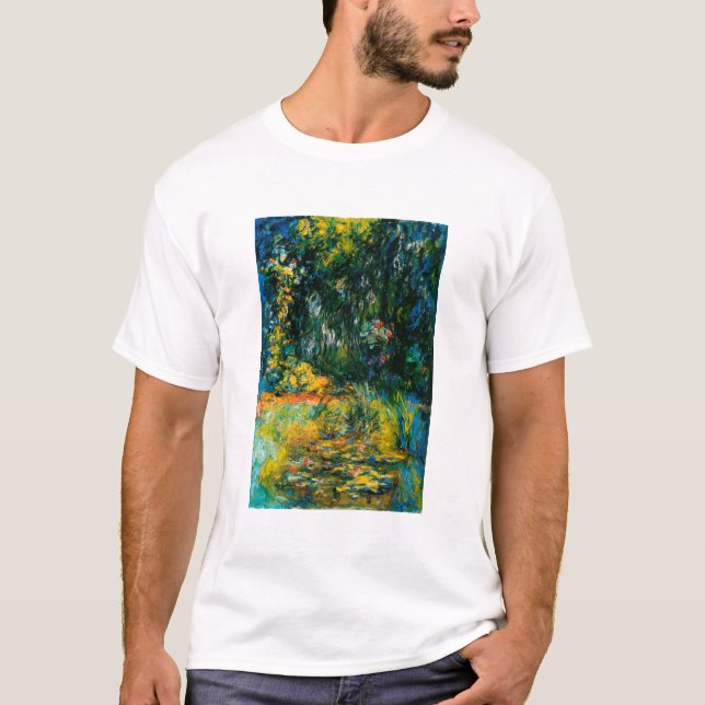 Camiseta Esquina de la cuenca de Nympheas - Claude Monet -  (Anverso)