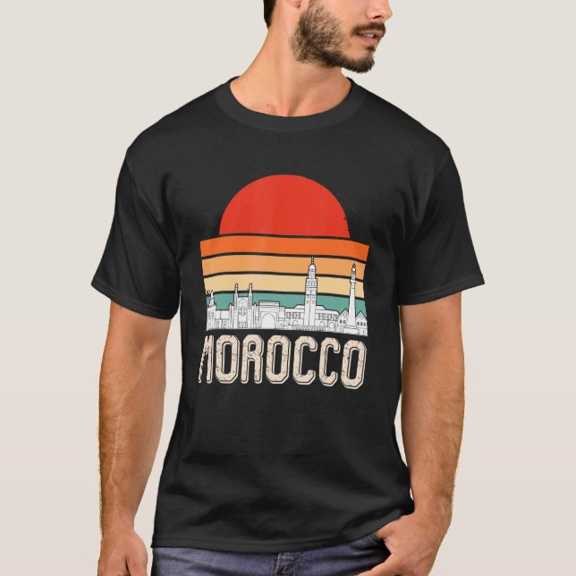 Camiseta Esquina de Marruecos África Gibraltar Marroquíes S (Anverso)