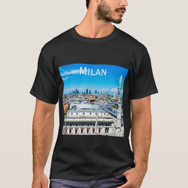 Camiseta Esquina de Milán en Italia (Anverso)