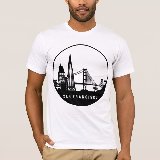 Camiseta Esquina de San Francisco California (Anverso)