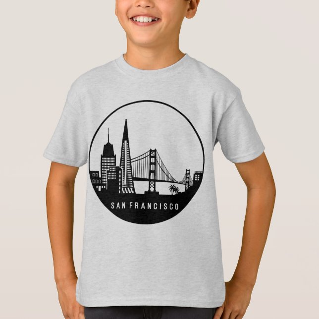 Camiseta Esquina de San Francisco California (Anverso)