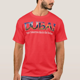 Camiseta Esquina de souvenir de Dubái Viaje D de los Emirat