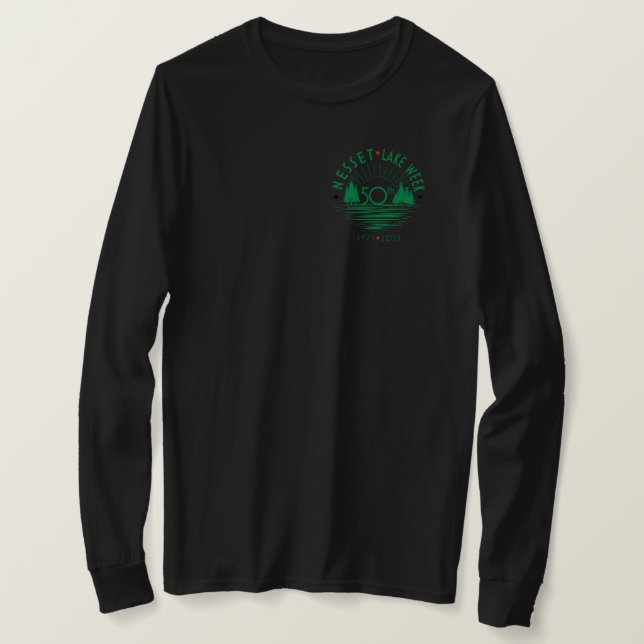 Camiseta Esquina delantera de Nesset Trees (Anverso del diseño)