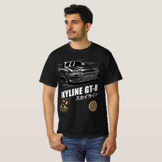Camiseta Esquina GT-R negra R34